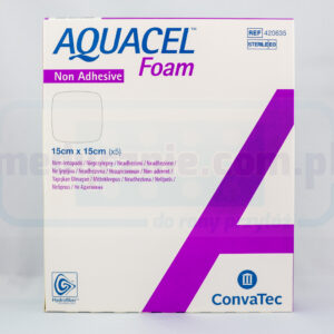 Пов'язка з піни Aquacel Foam Non Adhesive 15*15см багатошарова пінопластова 1шт